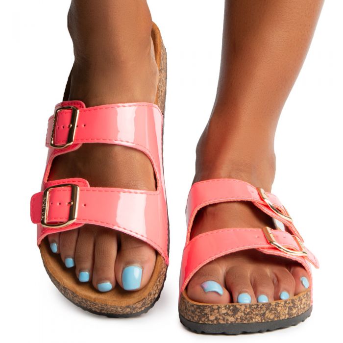 Glory-100 Sandals Neon Pink