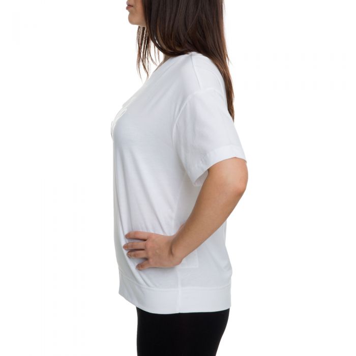 WOMEN'S NIKE SPORTSWEAR METALLIC CROP TOP WHITE