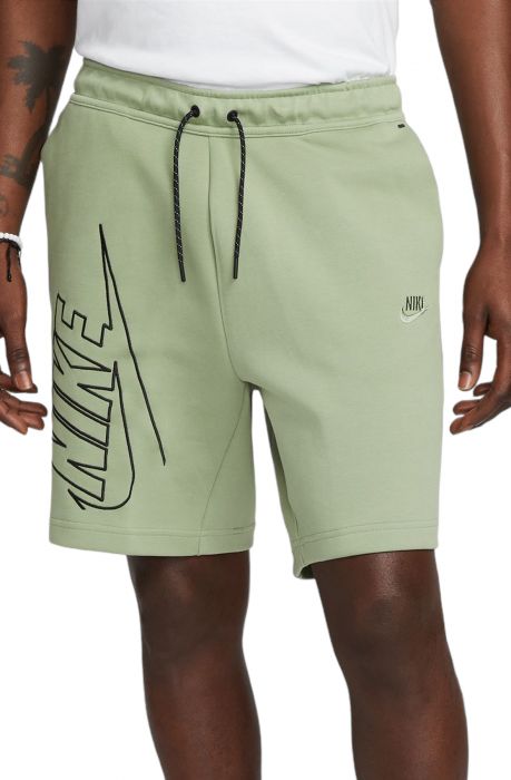 Nike Tech Fleece Shorts Oil Green/Oil Green