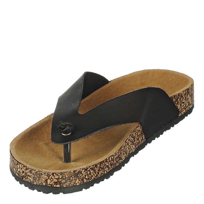 TWIN TIGER Melbourne-02P Flat Sandals MELBOURNE-02P/BLACK - Shiekh