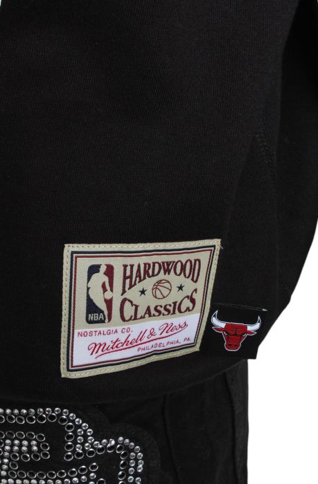 NBA Throw Down Crew Neck HWC Bulls Black