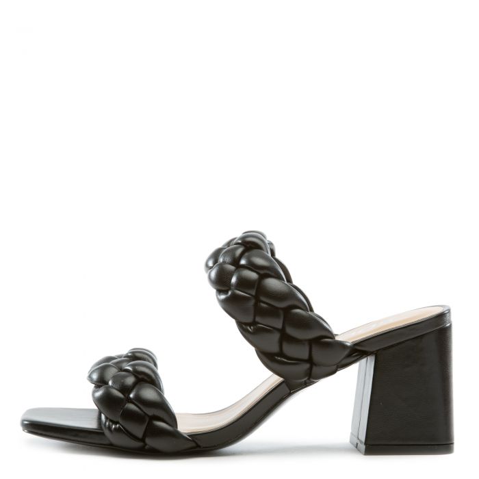 Mostly-S Low Heel Sandals Black