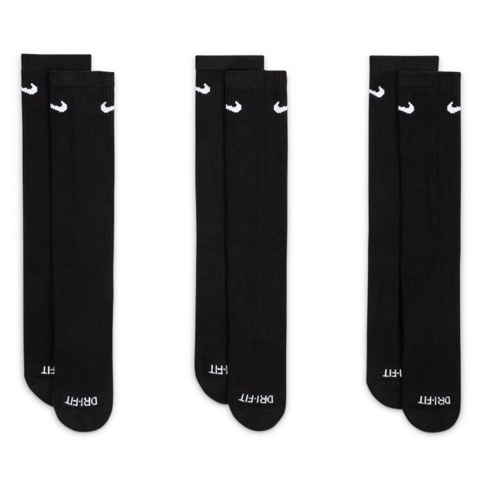 Crew Socks (3 Pairs) Black/White
