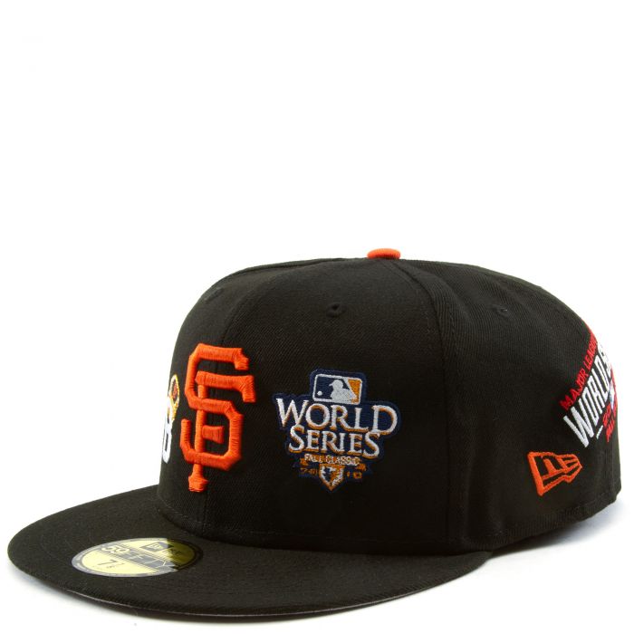 Men's San Francisco Giants New Era Black 8x World Series Champions