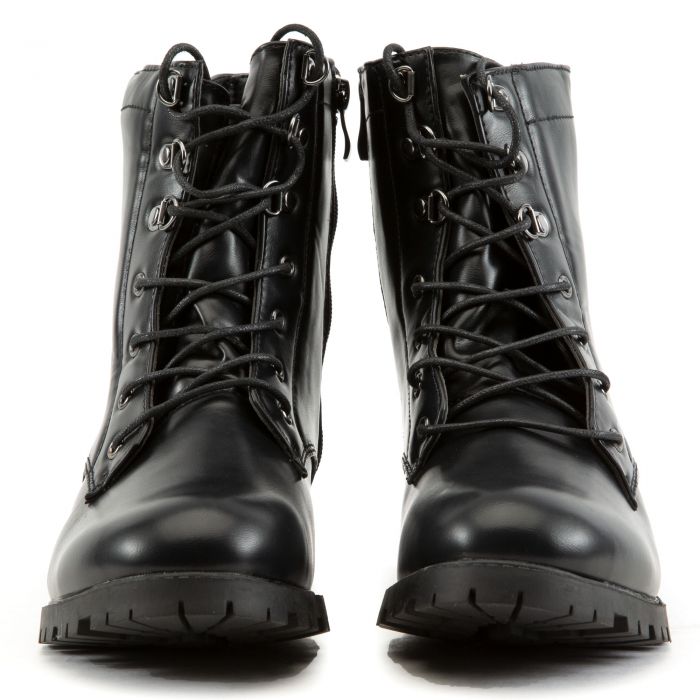 Madrid-01 Combat Boots Black