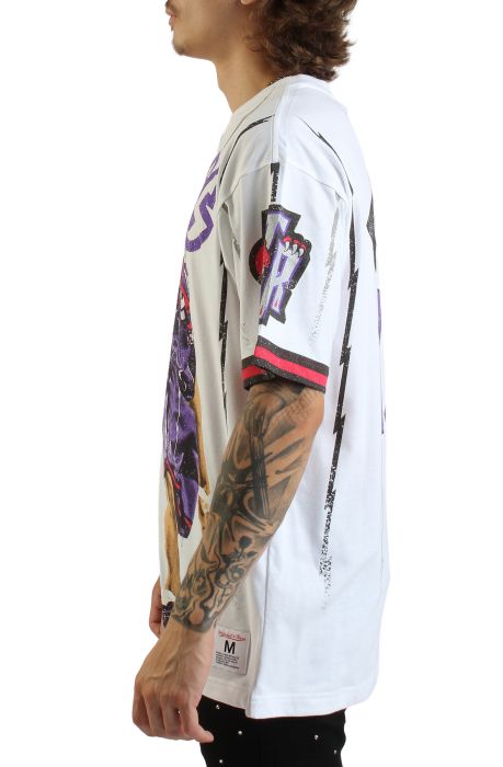 NBA Toronto Raptors Vice Carter Playmaker Vintage T-Shirt   White