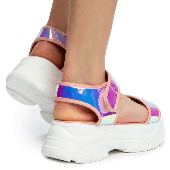 STAR-12 PLATFORM SANDALS BLUSH