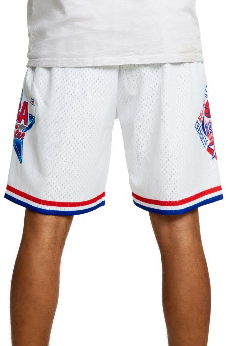 Mitchell and Ness NBA 1991 East All-Star Basketball Shorts Mens White 