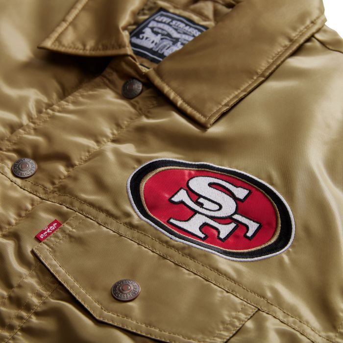 Levi's X Starter 49ers Jacket  Gold