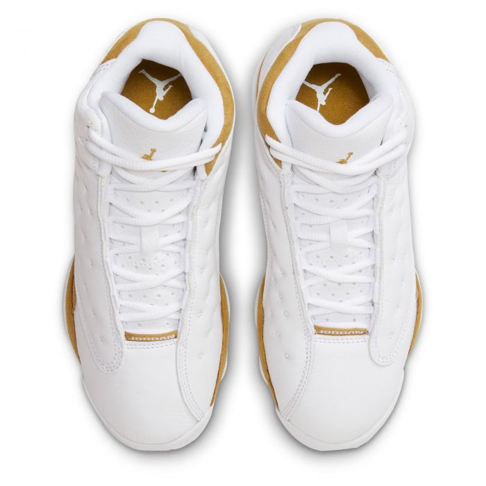 Grade School Air Jordan 13 Retro  White/Wheat