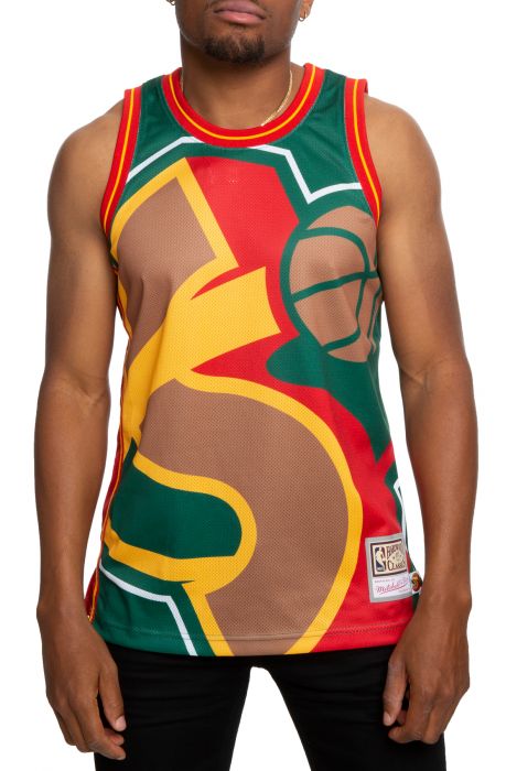 Seattle Supersonics Big Face Jersey Multi