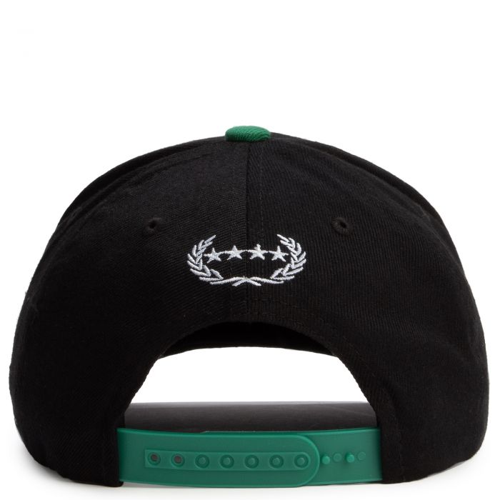 The World Is Mine Wool Trucker Hat Black/Green