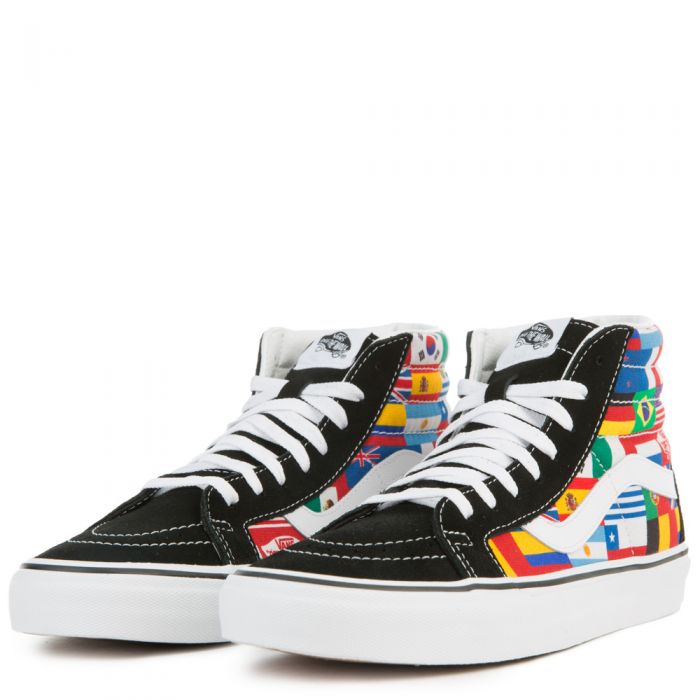 MEN'S VANS SK8-HI REISSUE MULTI/TRUE WHITE