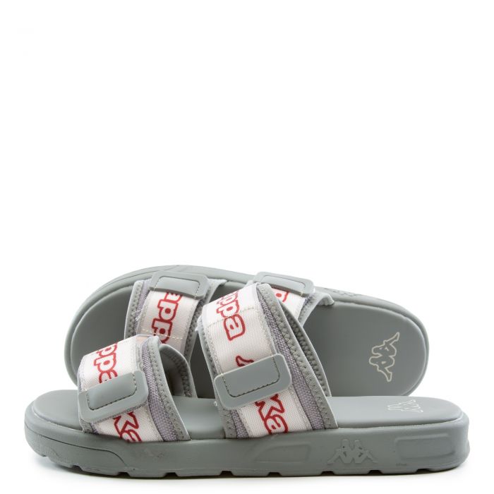 grey pink slides