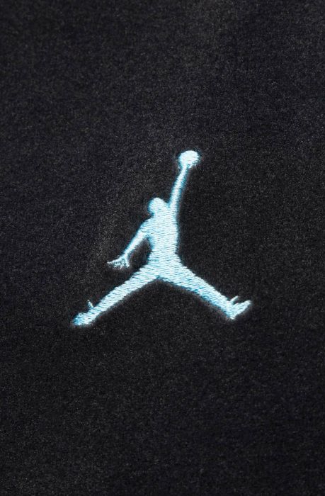  Brooklyn  Velour Track Jacket Black/Blue Chill