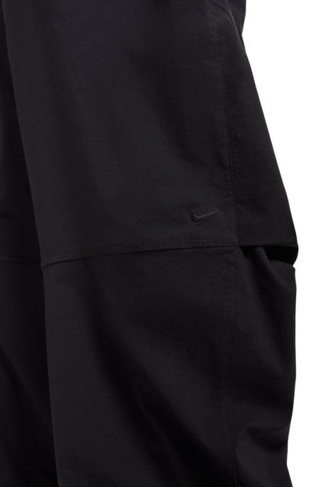 Men's Woven Oversized Pants Black