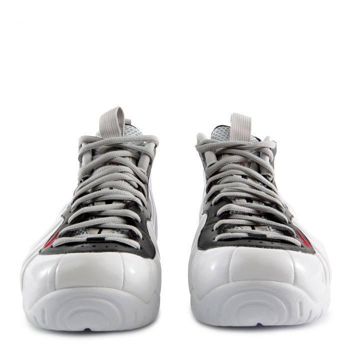 Air Foamposite Pro White/White-Black-University Red