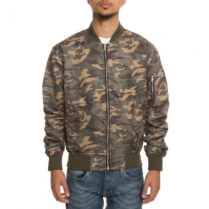 BROADWAY 7.15 Men's The Falcon Bomber Jacket AGSFLC001-CAMO - Shiekh