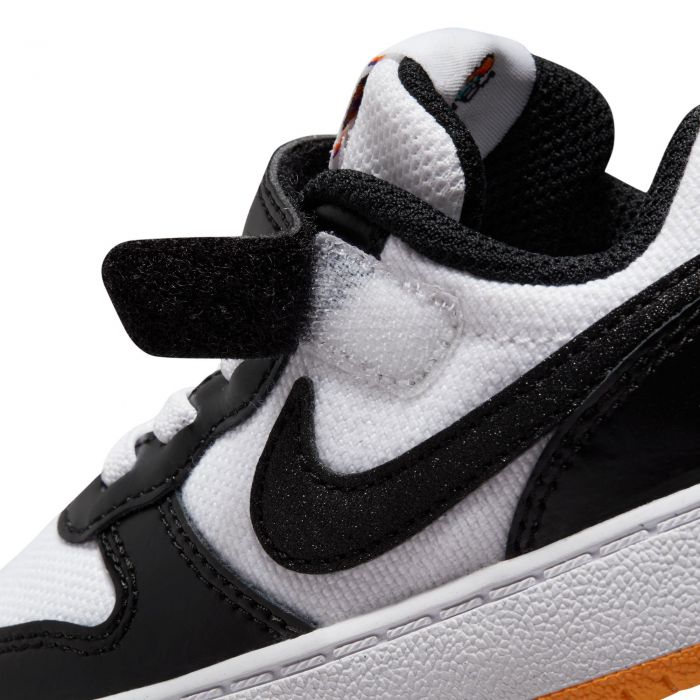 (TD) Court Borough Low 2 SE White/Black-Kumquat-Psychic Purple