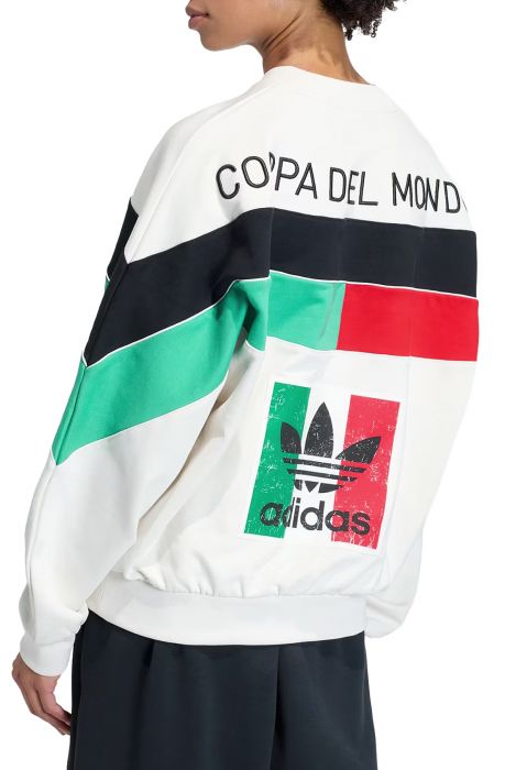 Italia Coppa Del Mundo Crew  White/Black/Vivid Red/Semi Court Green
