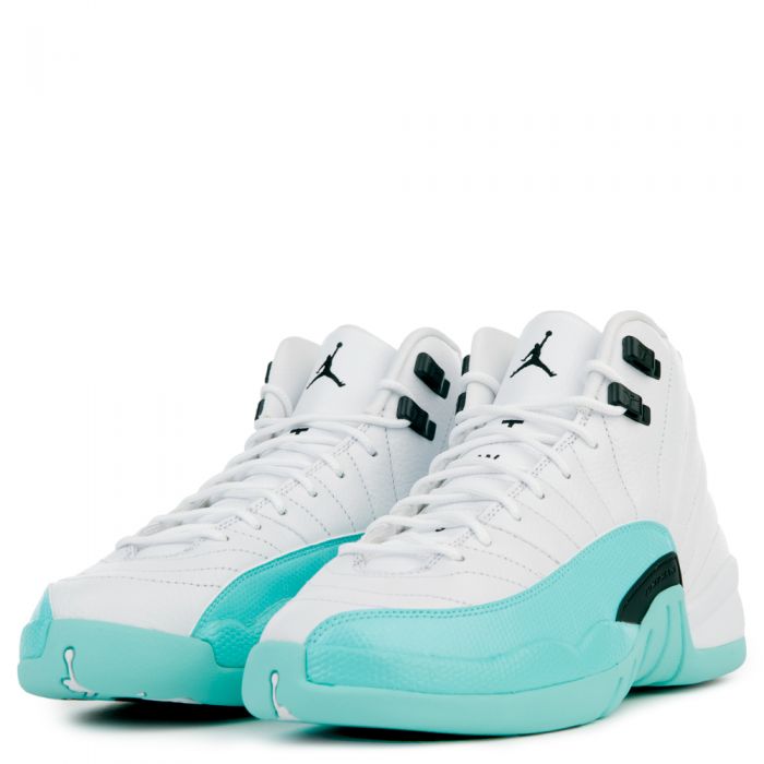 AIR JORDAN 12 RETRO (GG) WHITE/BLACK-LIGHT AQUA