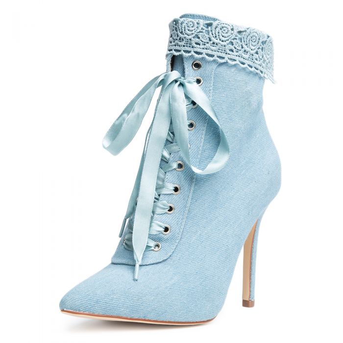 Cape Robbin Mini-3 Denim Women's Bootie Denim