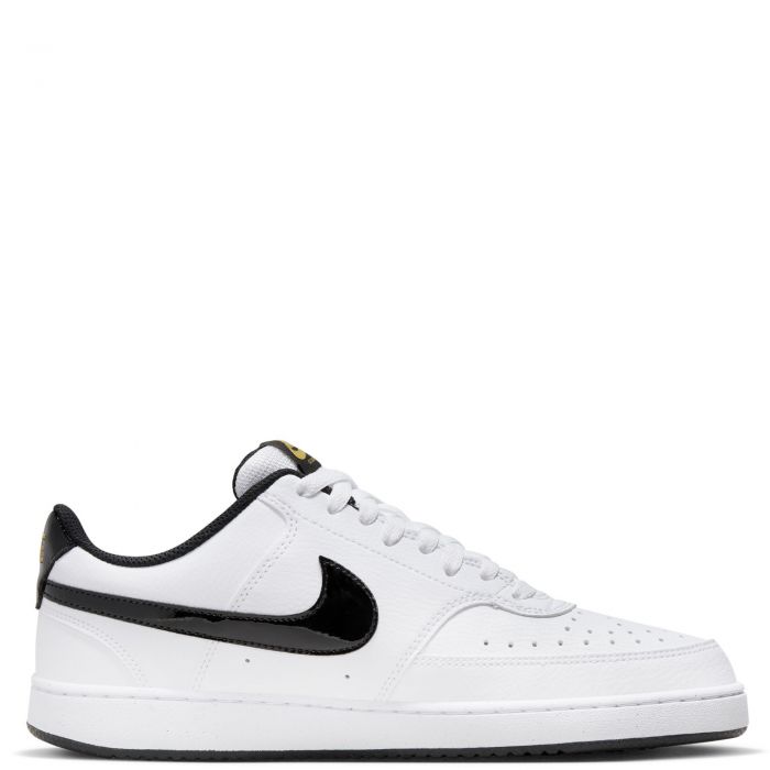 Court Vision Low White/Black-Metallic Gold