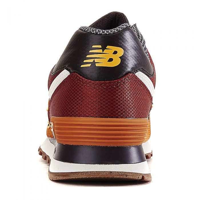 Men's Running Shoe 574 Orange/Burgundy/Black/White