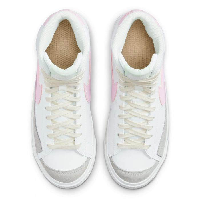 (GS) Blazer Mid '77 Summit White/Pink Foam -Coconut Milk