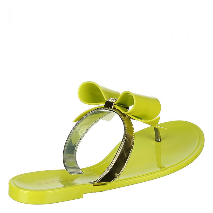 Claire-28 Thong Sandal Lime
