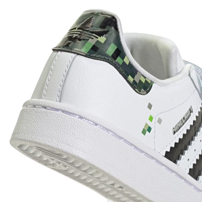Pre-School Superstar II x Minecraft Cloud White / Core Black