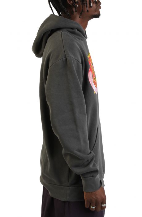Hot Stuff Beware Hoodie  Washed Black