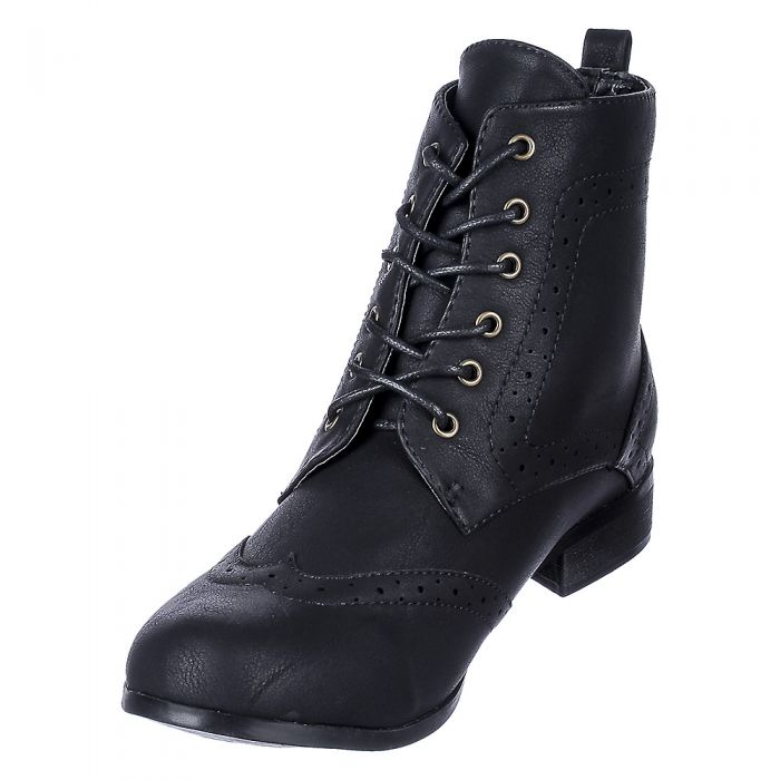 Roxy-1 Low Heel Ankle Boot