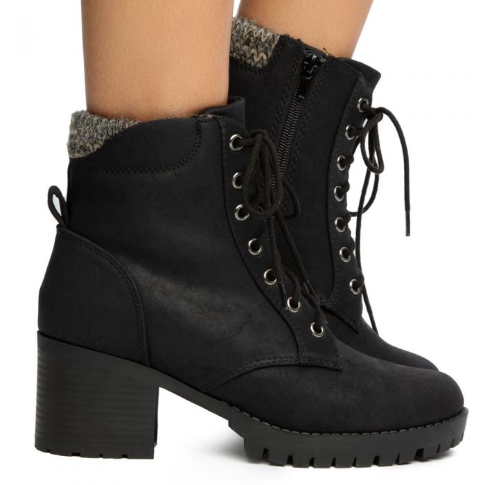 SHIEKH Single-S Ankle Booties FD SINGLE-S-BLK - Shiekh