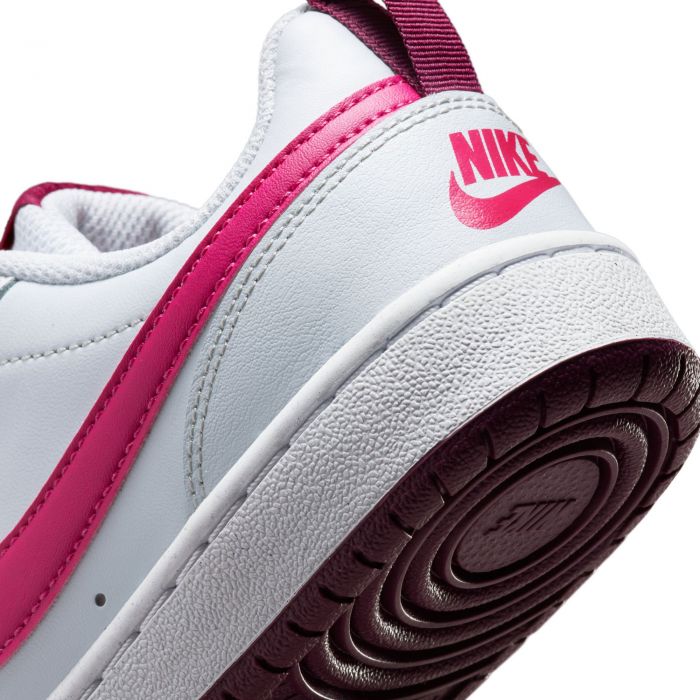 (GS) Court Borough Low 2 Pure Platinum/Pink Prime-Sangria