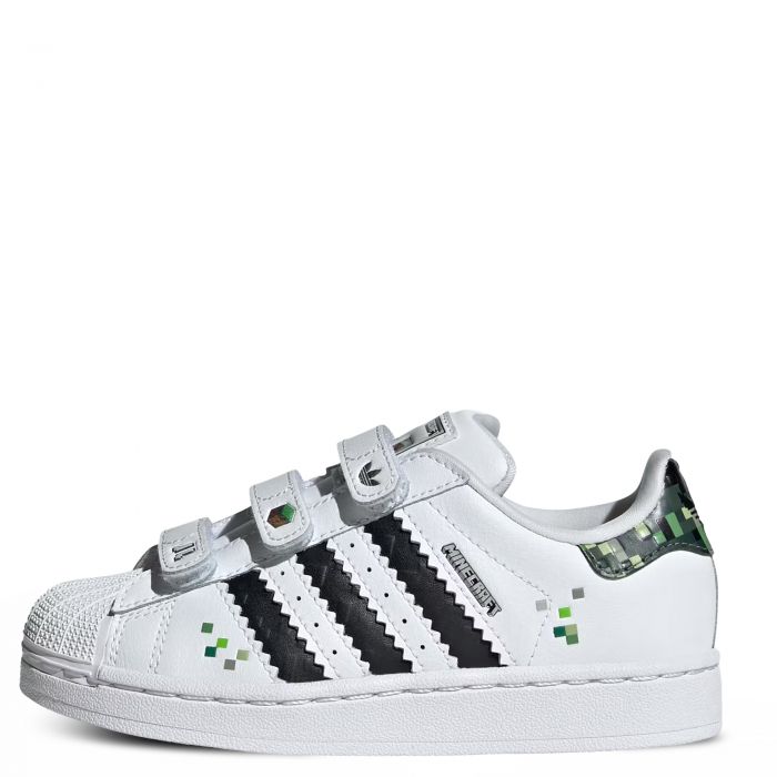 Pre-School Superstar II x Minecraft Cloud White / Core Black