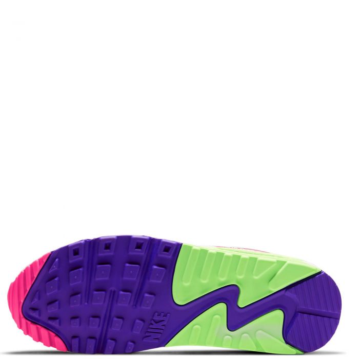 Air Max 90 White/Volt-Indigo Burst-Pink Blast