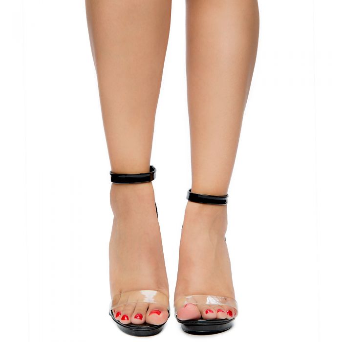 Women's Pace High Heels BLACK PAT