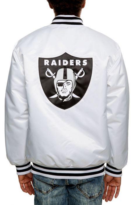 Oakland Raiders Jacket White/Silver/Black