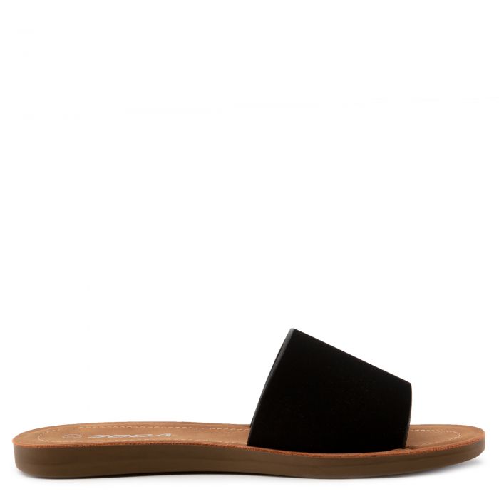 Efron-S Flat Sandals Black