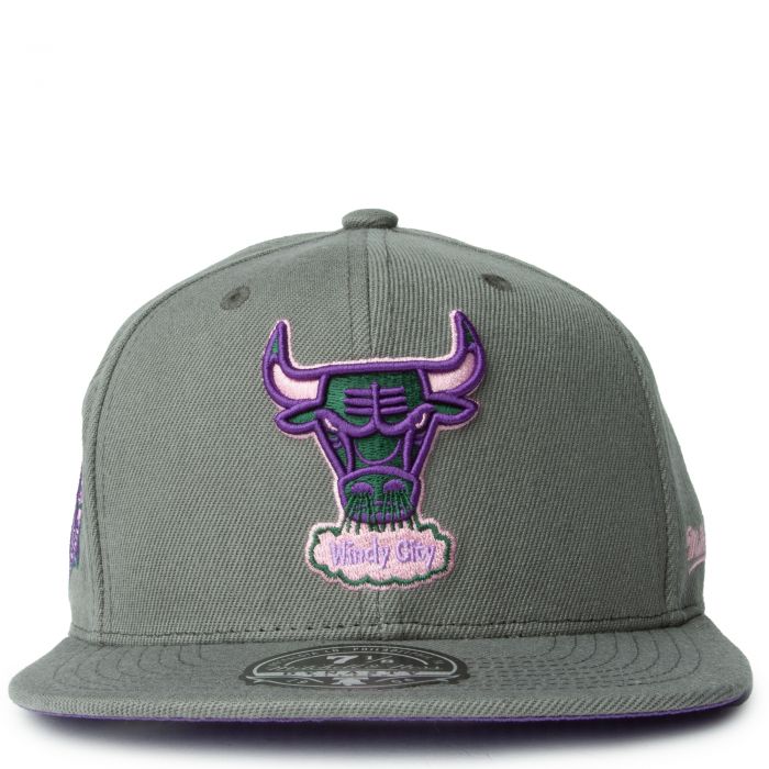 mitchell and ness chicago bulls nba snapback