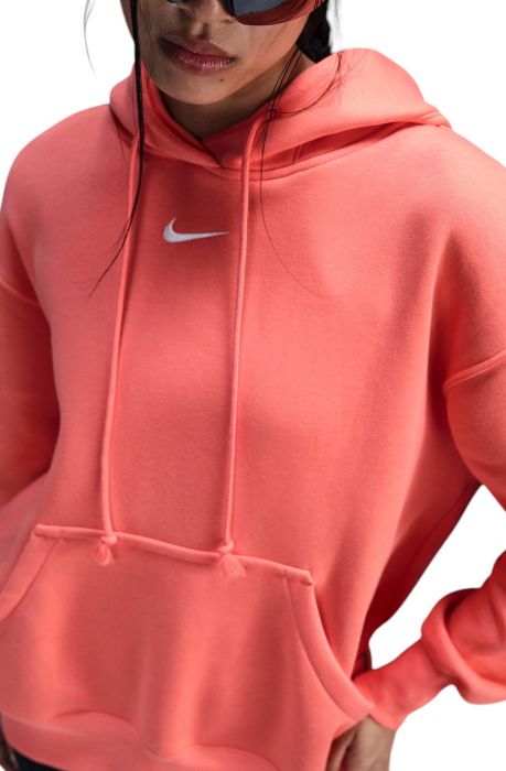 portswear Phoenix Fleece Oversized Pullover Hoodie Lt Wild Mango/Sail