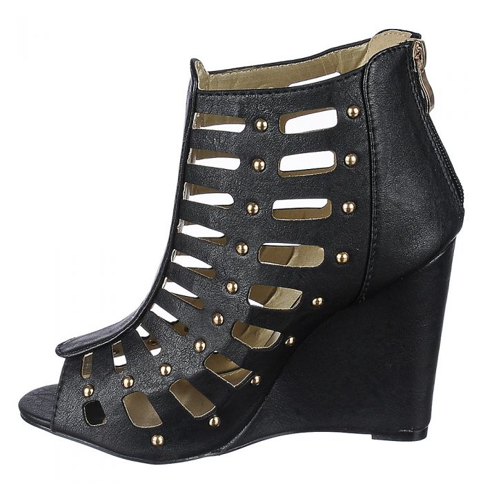 Women's Donya-07 Wedge Heel Black