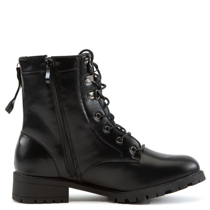 Madrid-01 Combat Boots Black