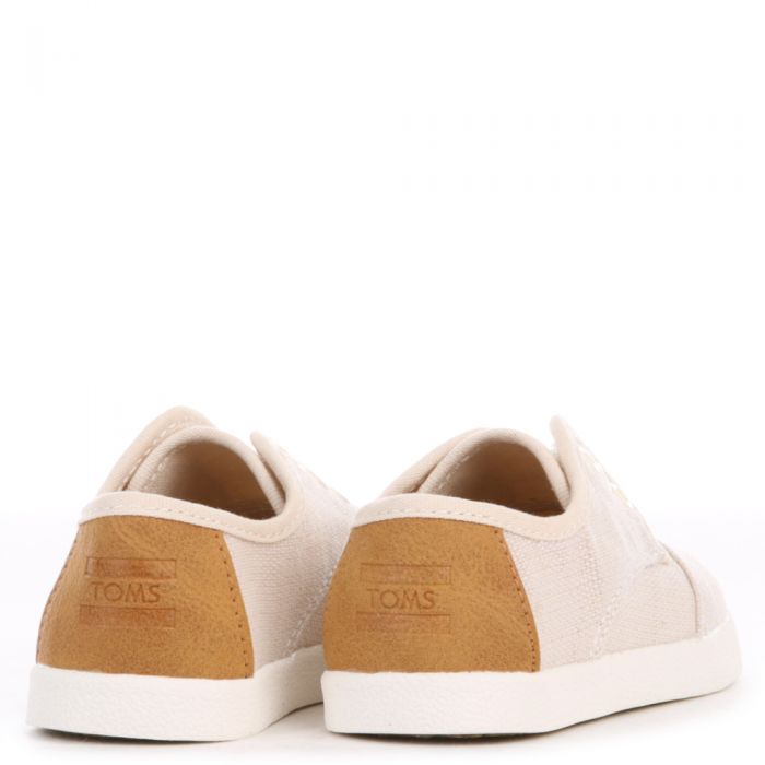 Toms for Toddlers: Natural Burlap Paseo Sneaker Natural