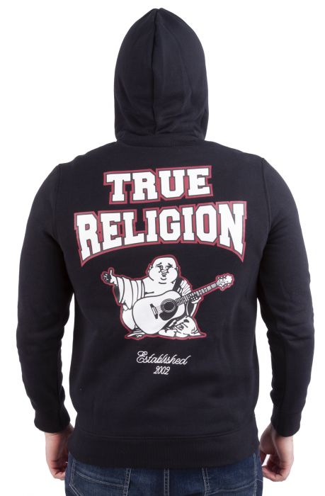 Buddha Pullover Hoodie Jet Black