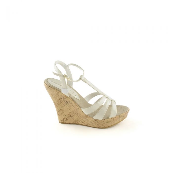 Iris-H Wedge Sandal Off-White