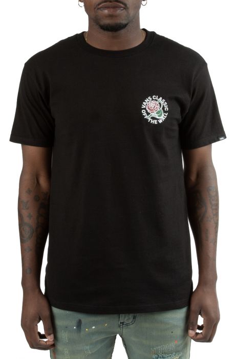 Tried And True Rose T-Shirt  Black
