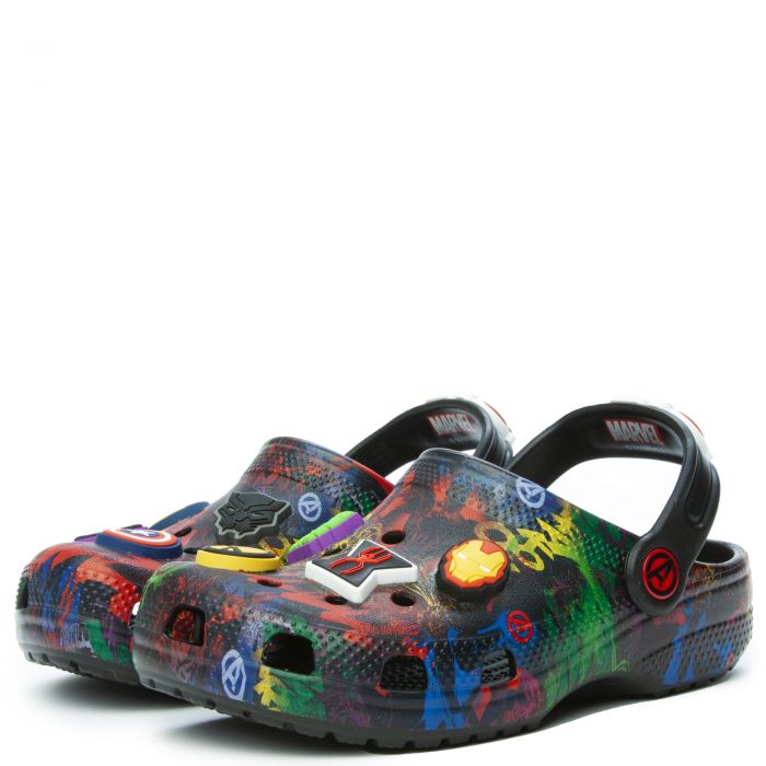 Kids Classic Marvel Avengers Clog Black