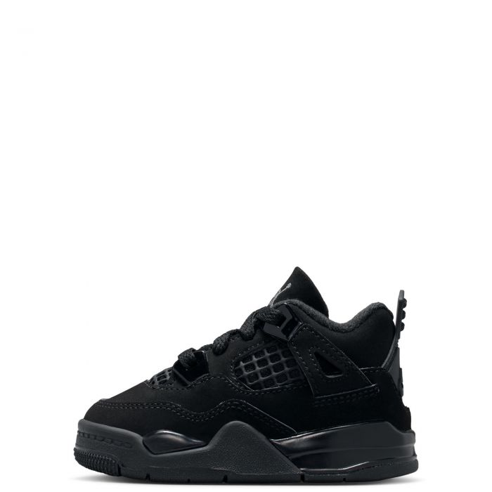 Toddler Jordan 4 Retro Black Cat  Black